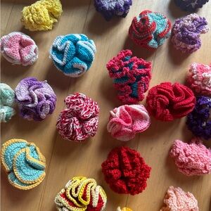 Vintage multi-colored "flower blooms"